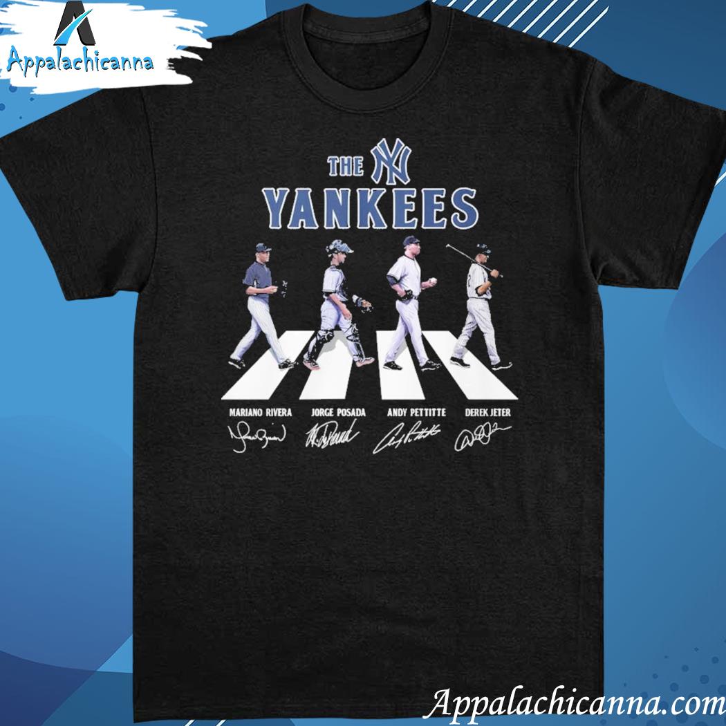 Official the yankees mariano rivera and jorge posada and andy pettitte and  derek jeter T-shirt, hoodie, tank top, sweater and long sleeve t-shirt